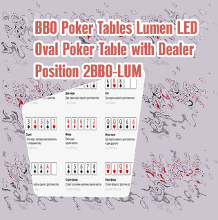Lumen poker table