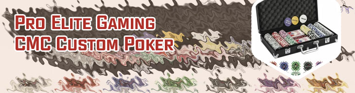 Poker set with clay chips