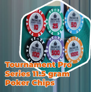 Tournament pro poker chips